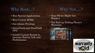 Android Rooting and Flashing | PPTX