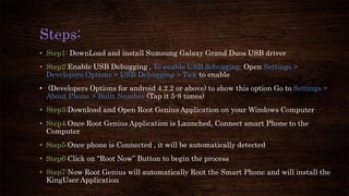 Android Rooting and Flashing | PPTX