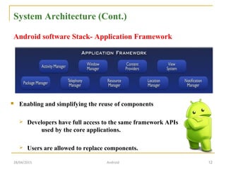 Android Technology Presentation | PPT