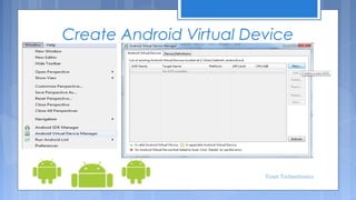 Create Android Virtual Device

Tenet Technetronics

 