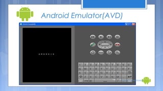 Android Emulator(AVD)

Tenet Technetronics

 