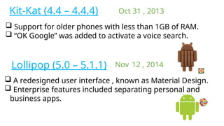 ANDROID.ppt )// presentation on android | PPTX