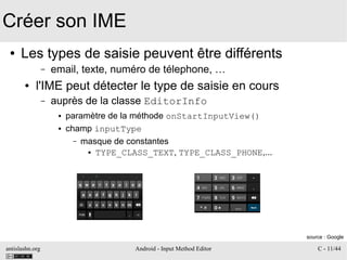 Android Input Method Editor | PPT