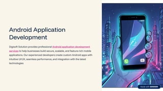 Custom Android Application Development Services | PDF
