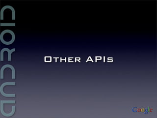 Other APIs
 