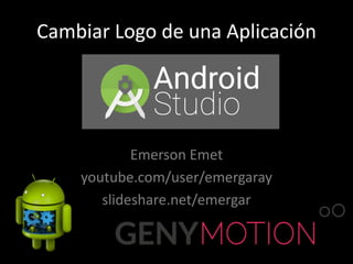 Android cambiar logo
