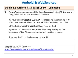 Android chapter16-web-services | PDF
