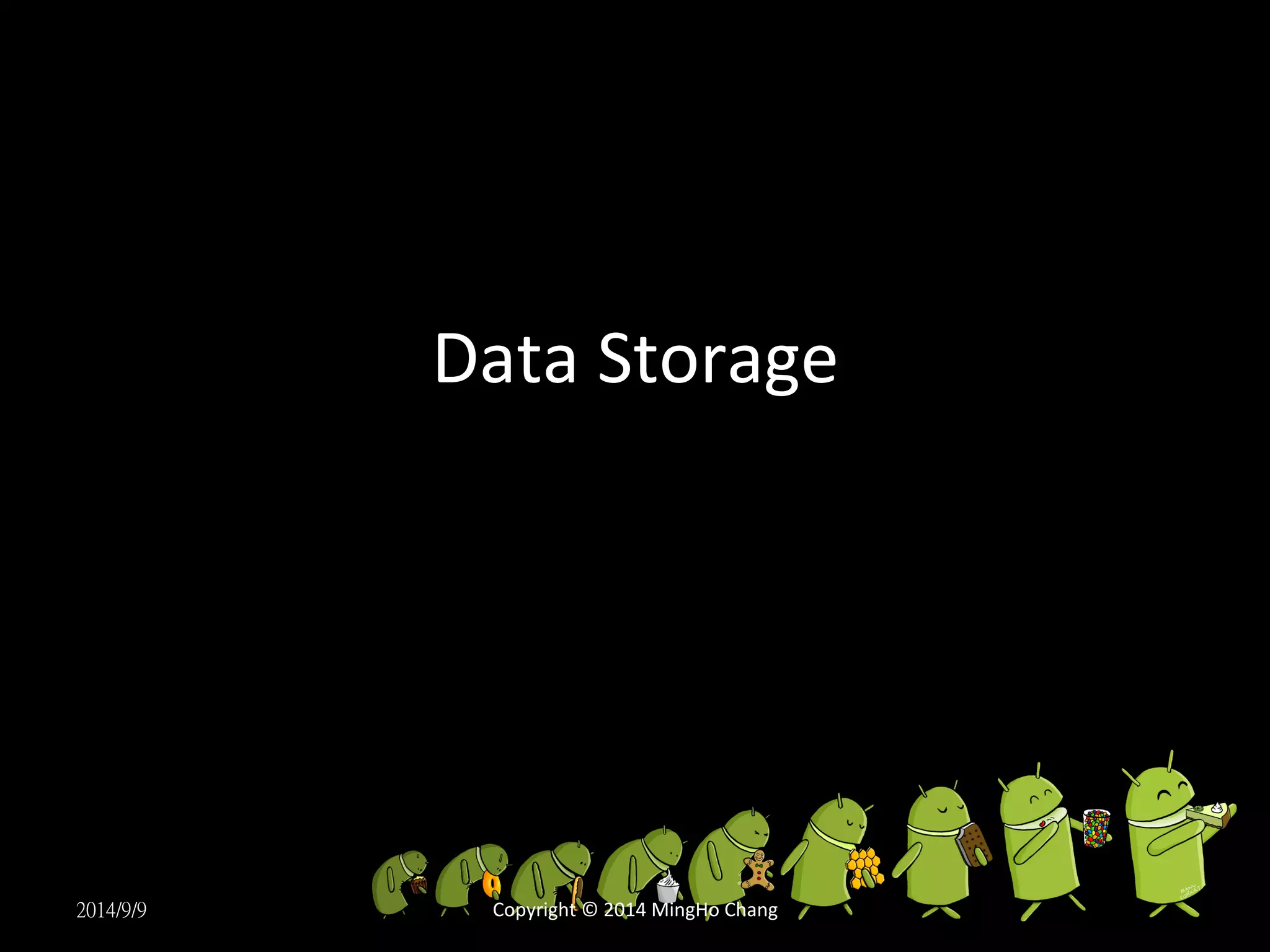 Android - Data Storage | PPT