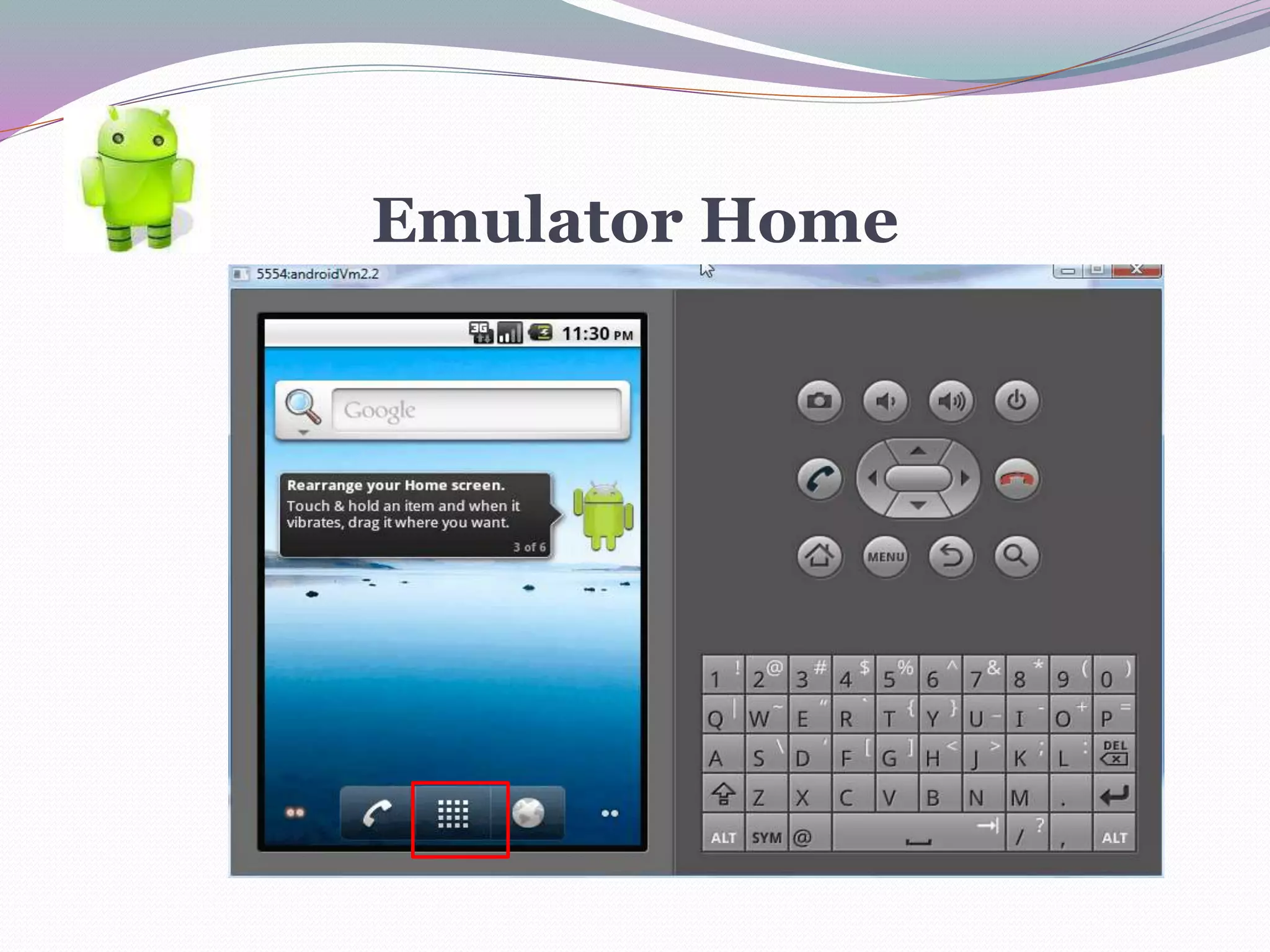 Emulator Home
 