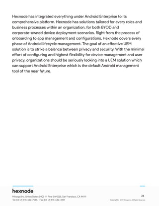 Android Enterprise | PDF
