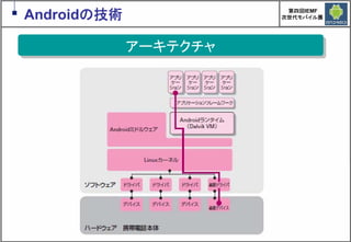 Google Androidの現在と近未来　～マッシュアップにより変革するもの～