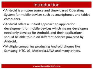 Introduction to Android Programming | PPTX
