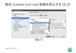 Page	109/123
独自	Custom	Lint	rule	指摘を停止する	(2/2)
(fig-1)
 