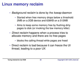 Tuning Android for low RAM | PDF
