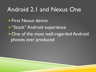 First Ever Android Version Android past present-future | PDF