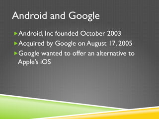 Android past present-future | PDF