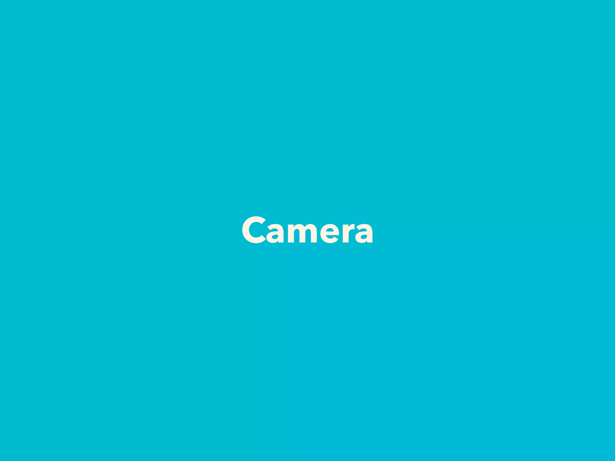Camera
 