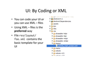 Quick Intro to Android Development | PPT