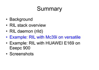 Android Radio Layer Interface | PPT