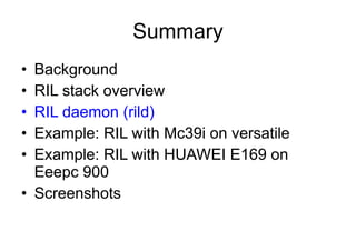 Ril Modem Android Radio Layer Interface | PPT