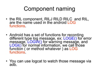 Android Radio Layer Interface | PPT