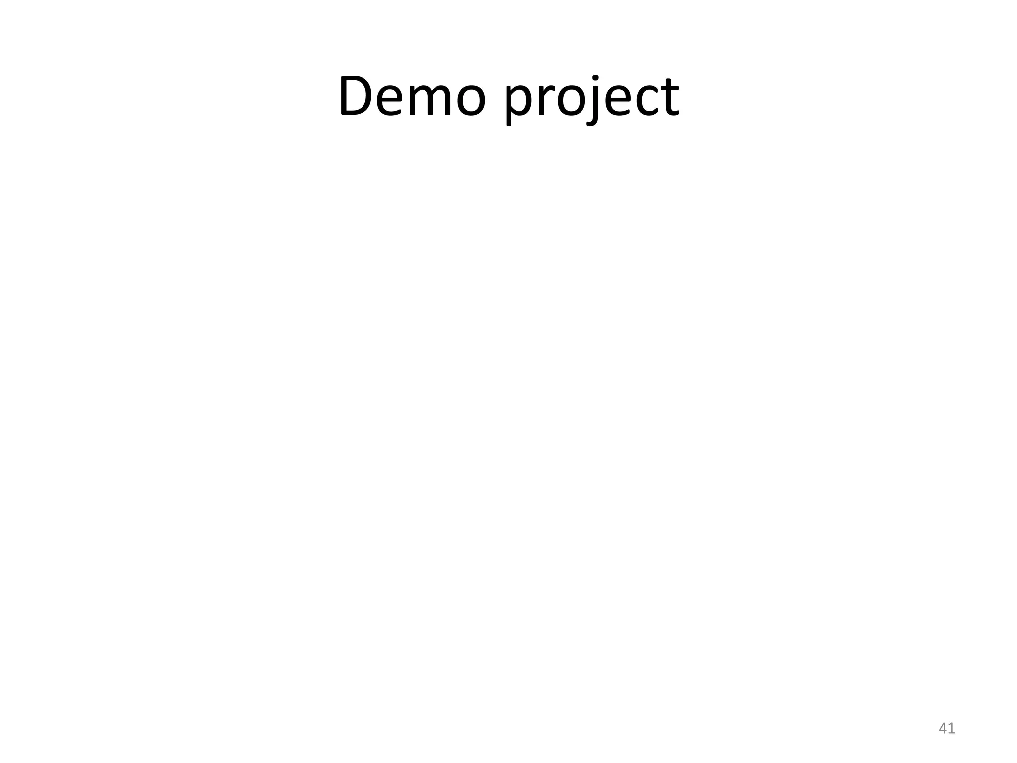 Demo project 41 