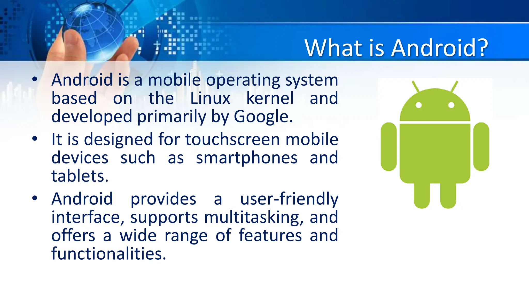 Android App Development Using Android Studio | PPT