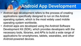 Android App Development Using Android Studio | PPT