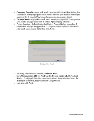 Android studio-tutorial | PDF