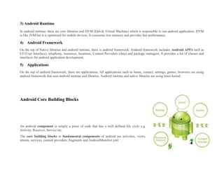 Android Programming Block Android studio history, emulator, Building blocks | PPT