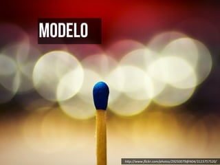 MODELO




         h"p://www.ﬂickr.com/photos/29250079@N04/3123757520/
 