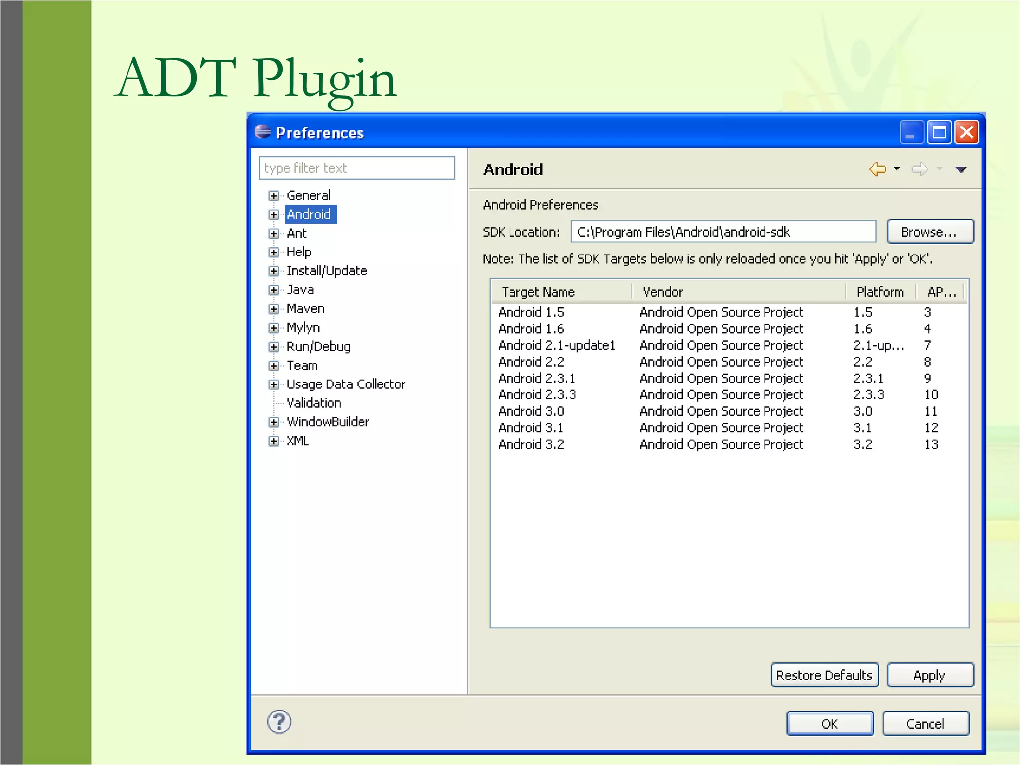 ADT Plugin
 