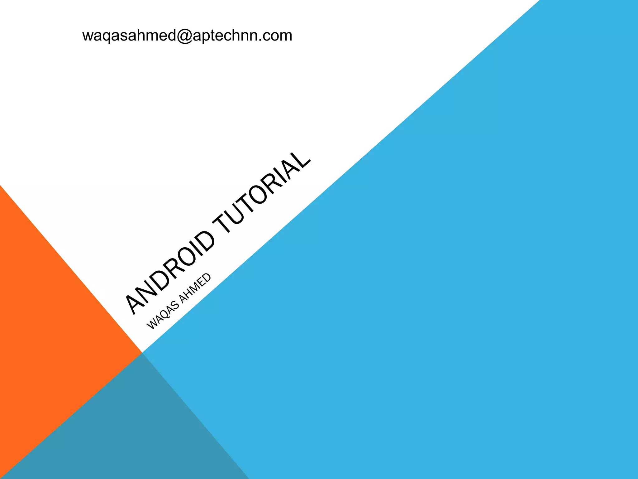 Android tutorial ppt