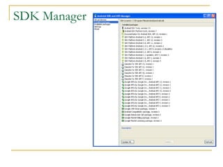 SDK Manager
 
