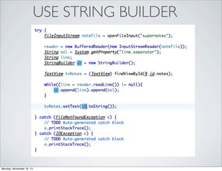 Android Development - NOTE TAKING APP FROM SCRATCH | PDF
