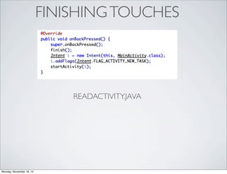 Android Development - NOTE TAKING APP FROM SCRATCH | PDF