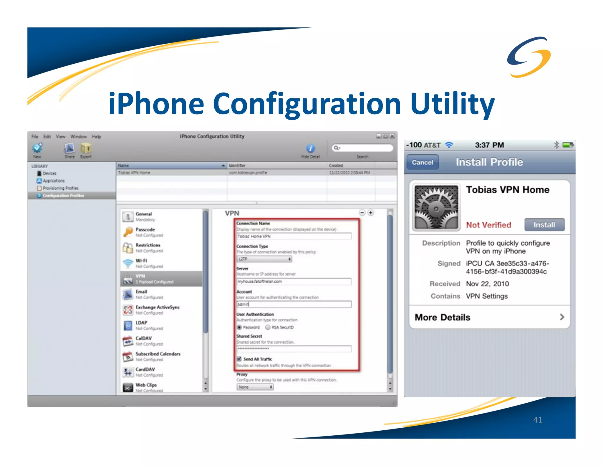 iPhone Configuration Utility




                               41
 