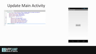 Update Main Activity
 