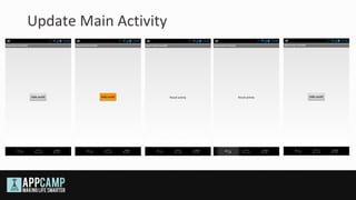 Update Main Activity
 
