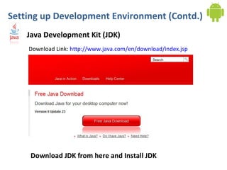 Day: 2 Environment Setup for Android Application Development | PPT