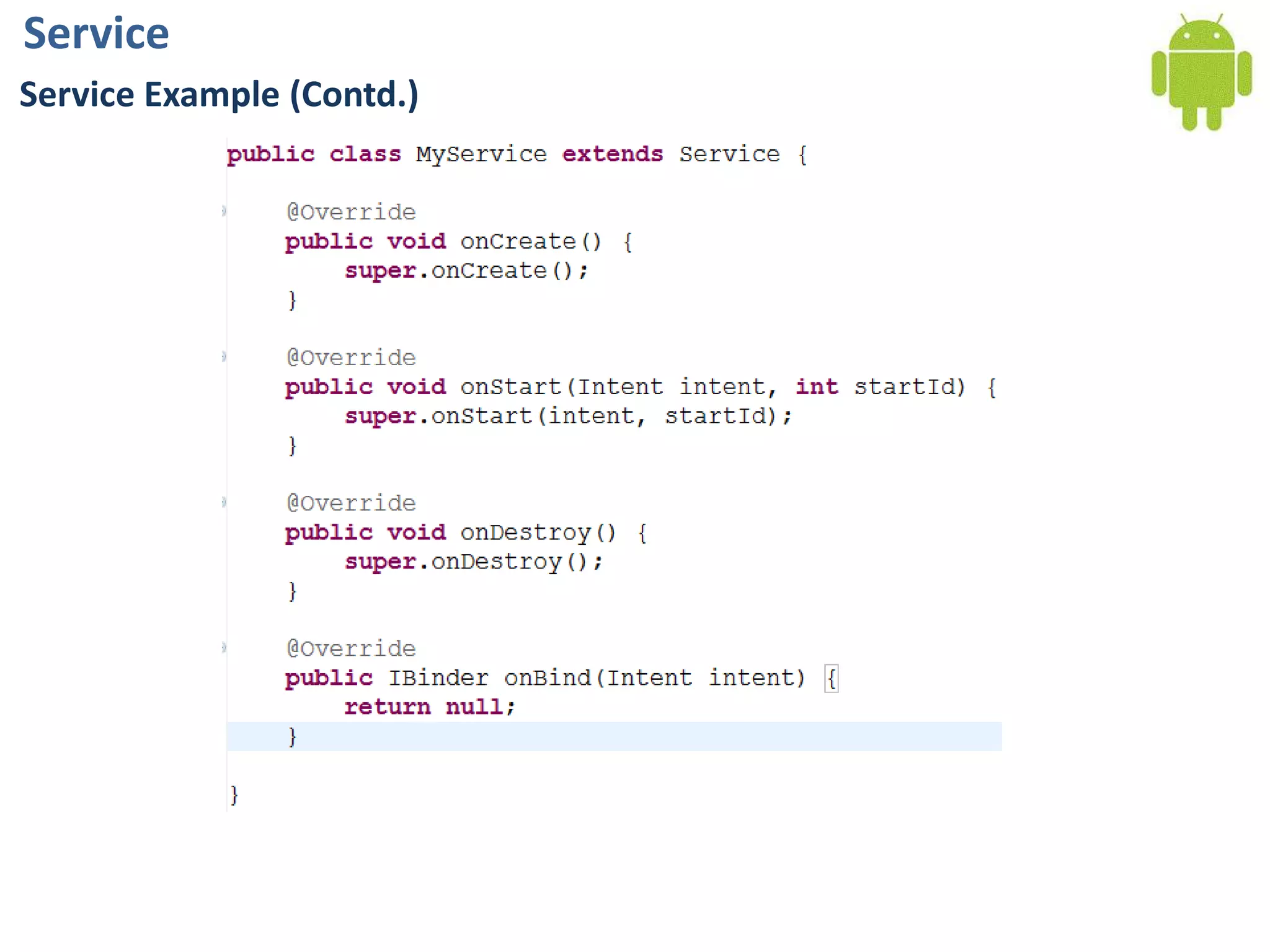 ServiceService Example (Contd.)
