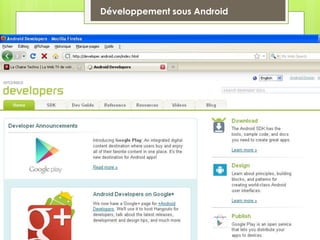 Développement sous Android
 