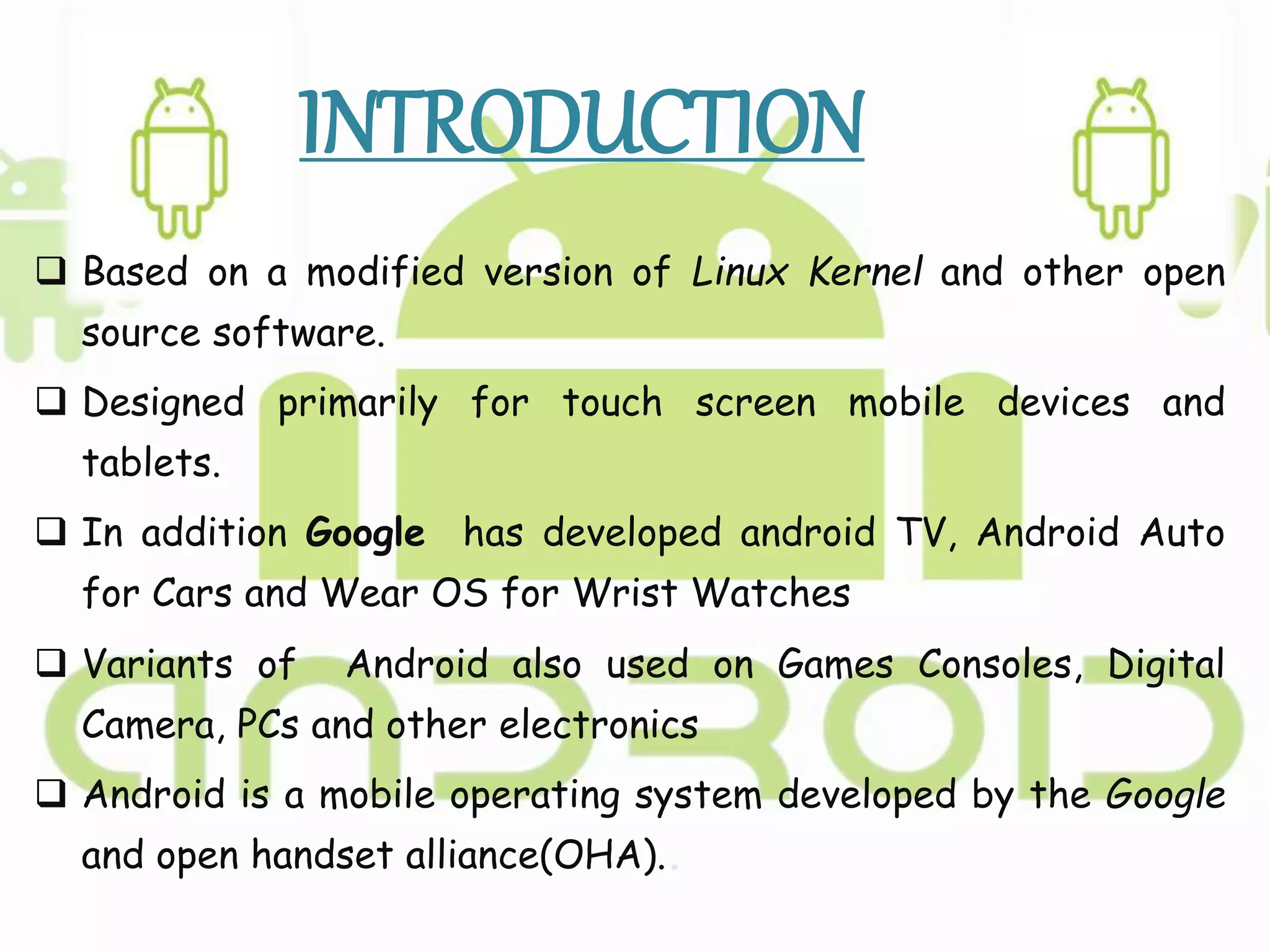 Android operating system | PPTX