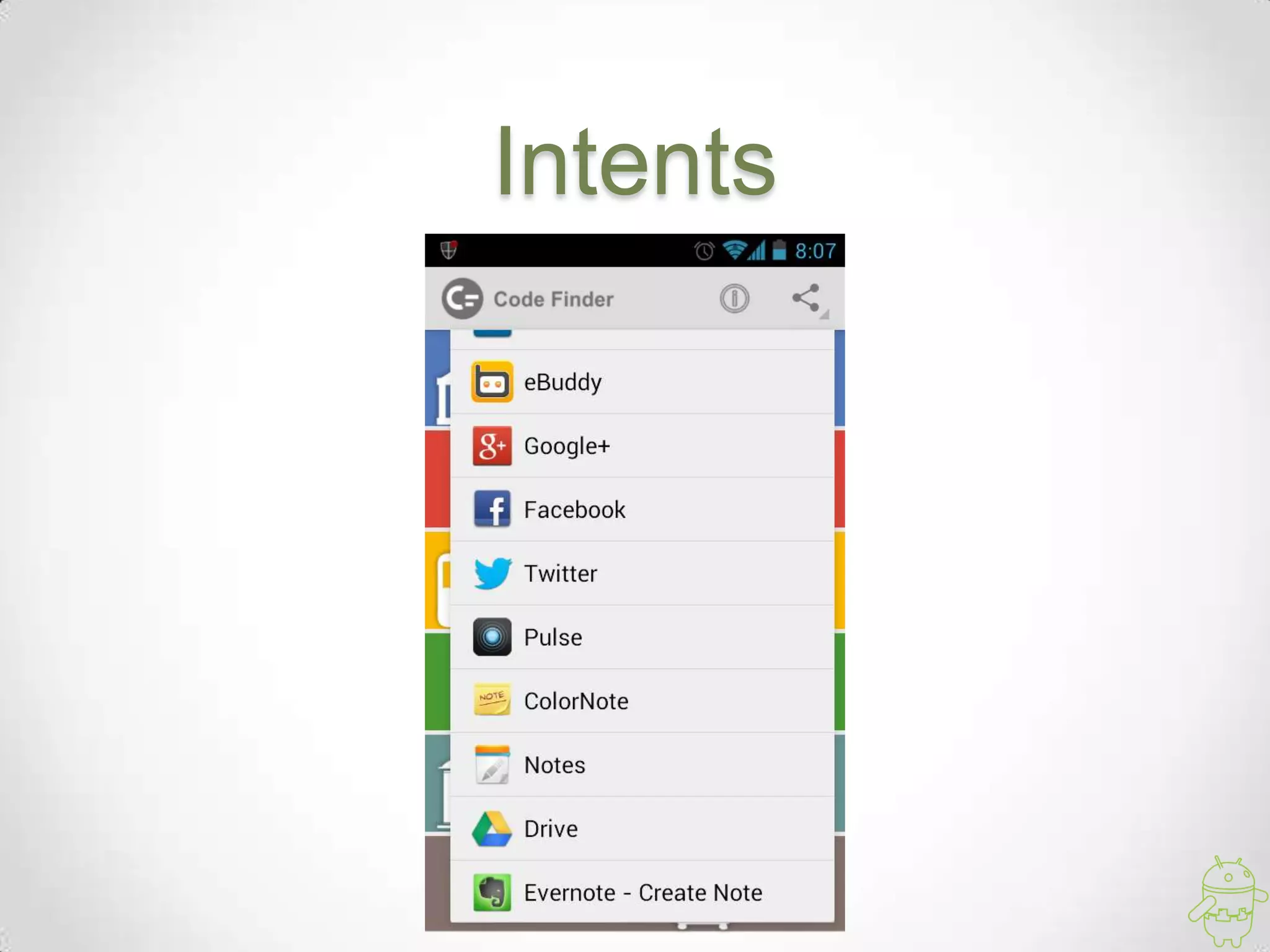 Intents
 