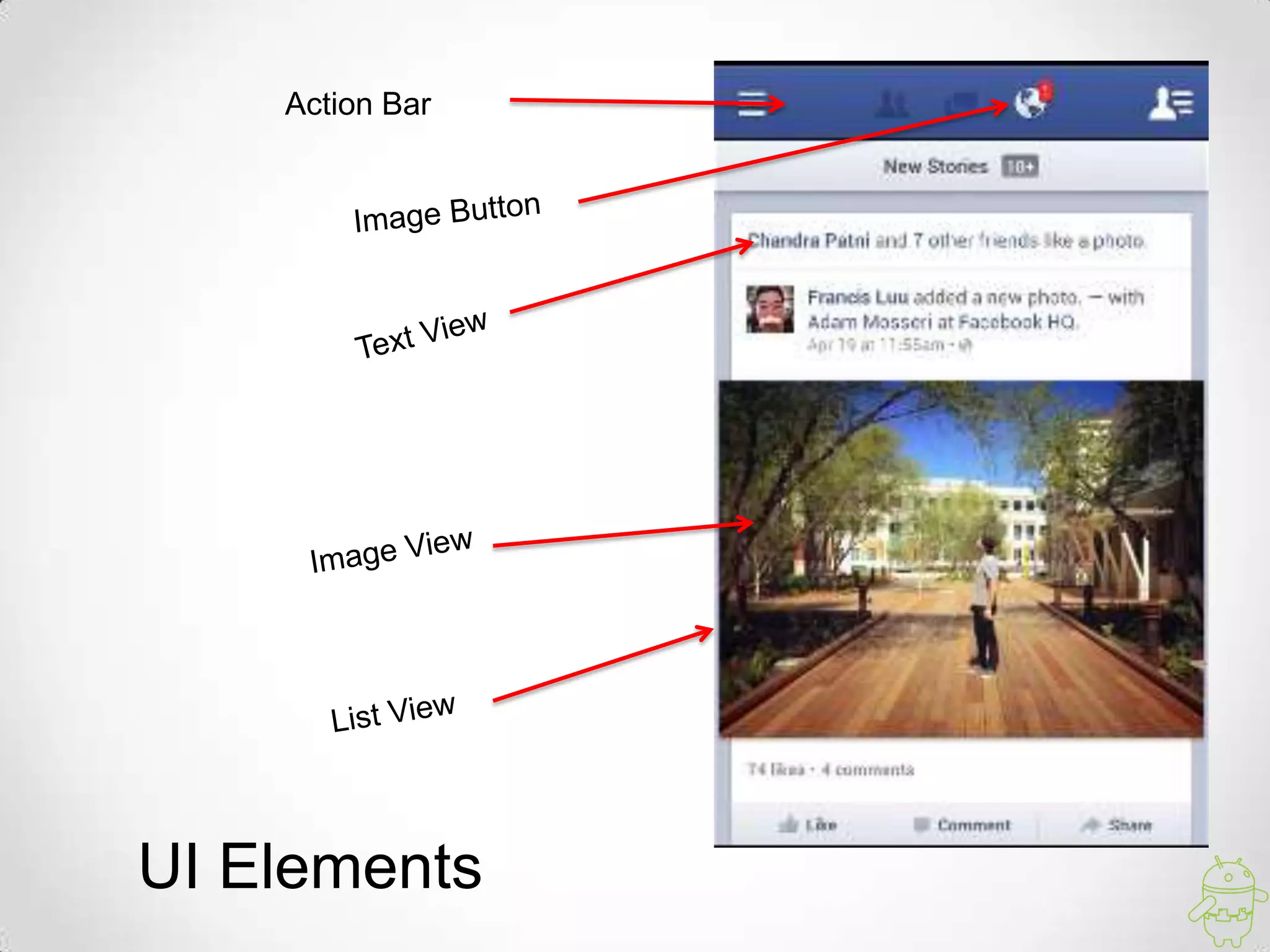 Action Bar
UI Elements
 