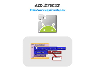 http://www.appinventor.es/
 