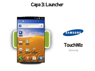 Capa 3: Launcher




                   TouchWiz
                     Samsung
 
