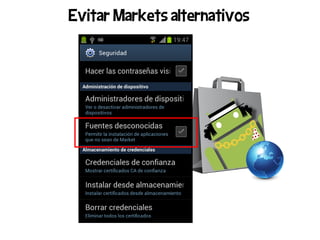 Evitar Markets alternativos
 