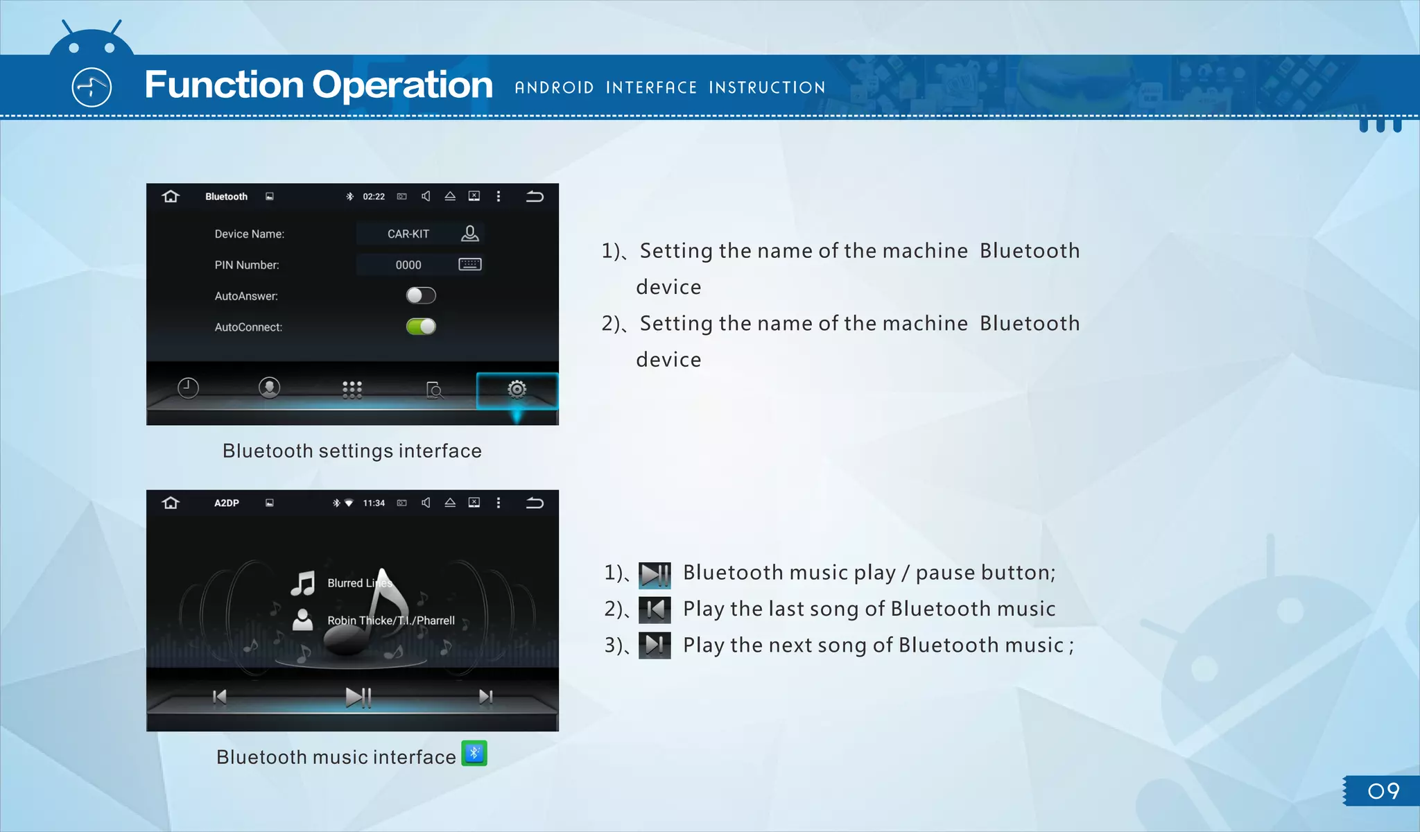 Android 8.0 Aftermarket BMW Navigation Head Unit User Manual