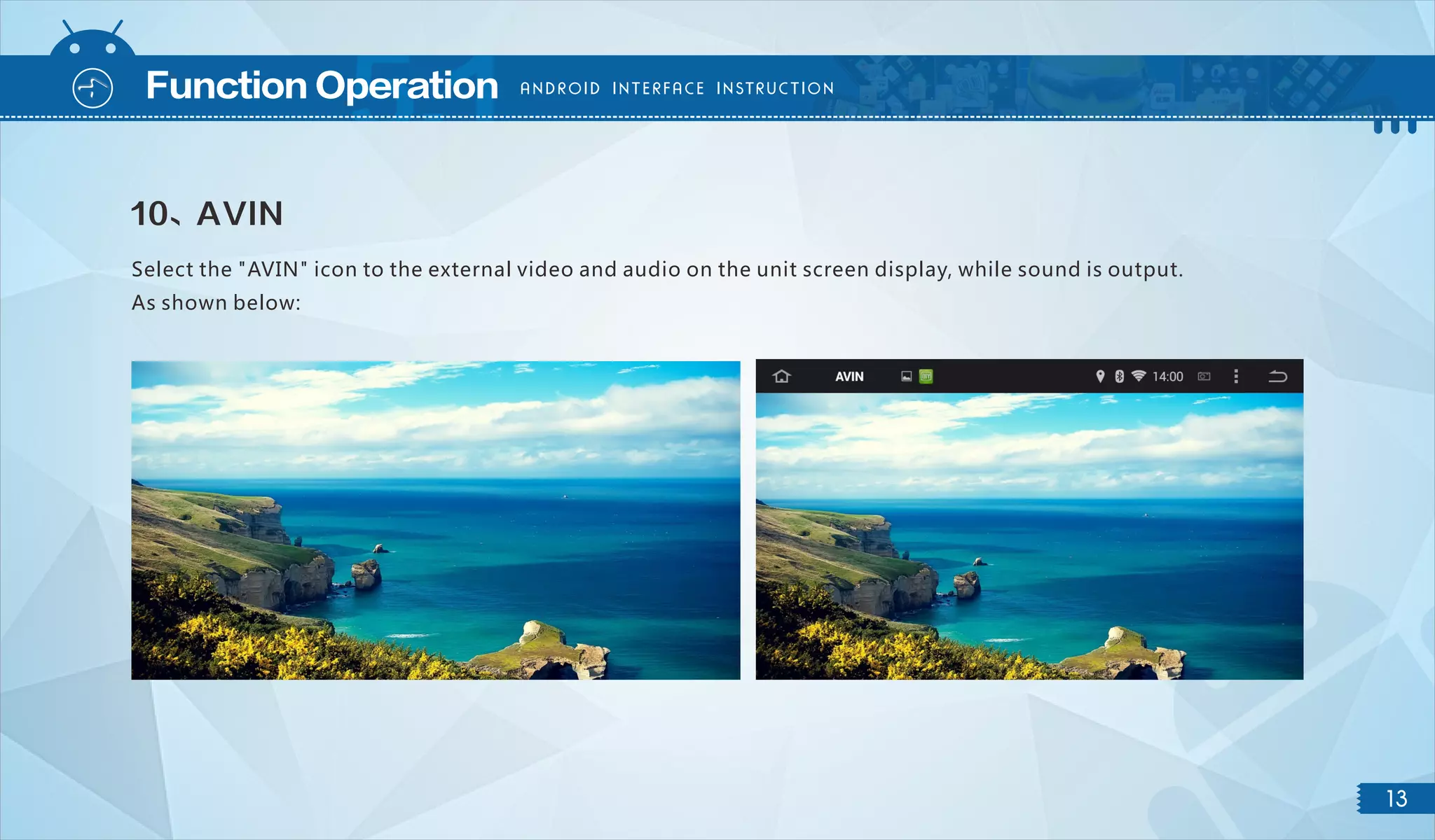 Android 8.0 Aftermarket BMW Navigation Head Unit User Manual